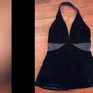 Marciano Velvet Halter Top XS